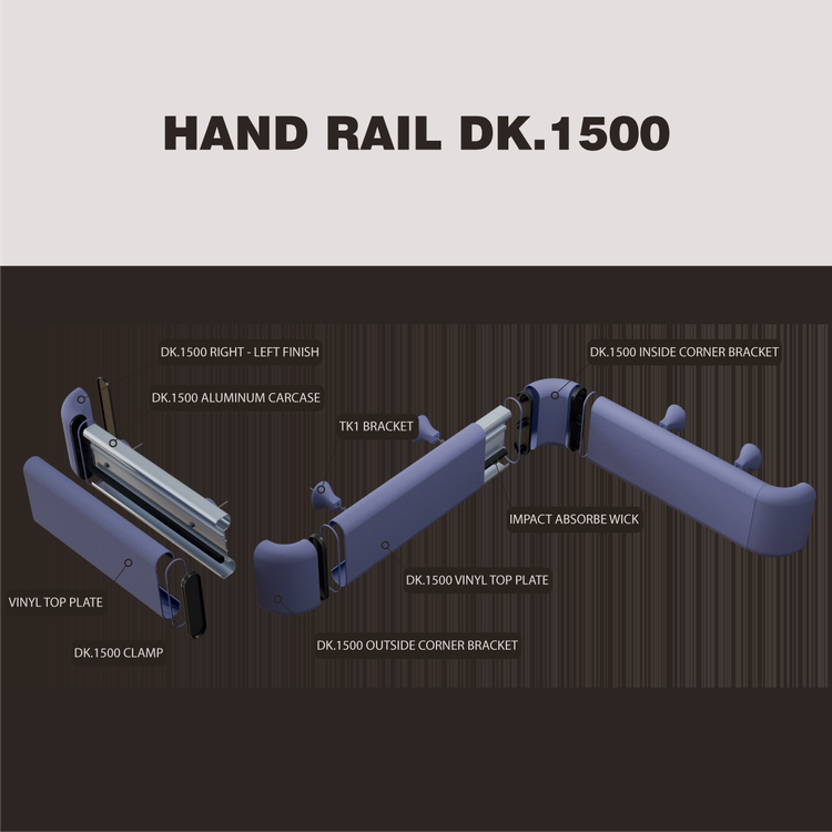 دستگیره صاف DK.1500 کارا طب